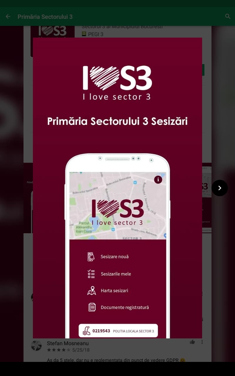 Residents of Bucharest’s District 3 can report issues through city hall app