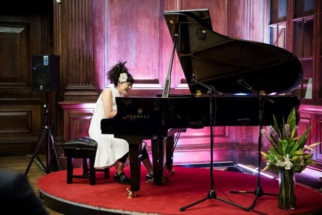 Japanese jazz musician Hiromi in Bucharest concert