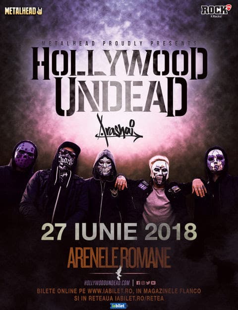 June brings first Hollywood Undead concert in Romania