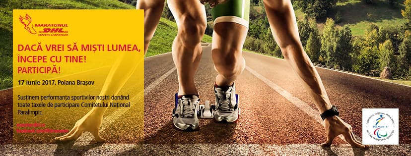 (P) DHL Carpathian Marathon Relay offers support to the Romanian Paralympic athletes again this year