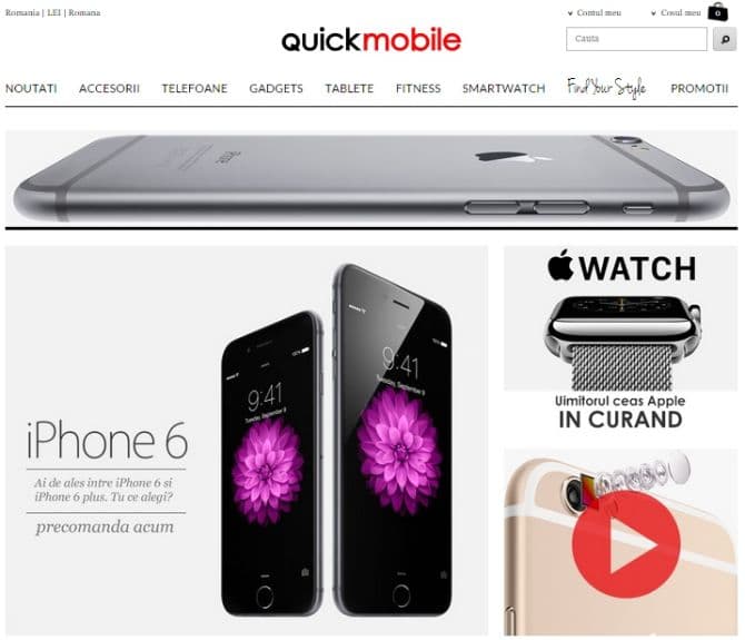 Online retailer, the first to bring iPhone 6 to the Romanian market