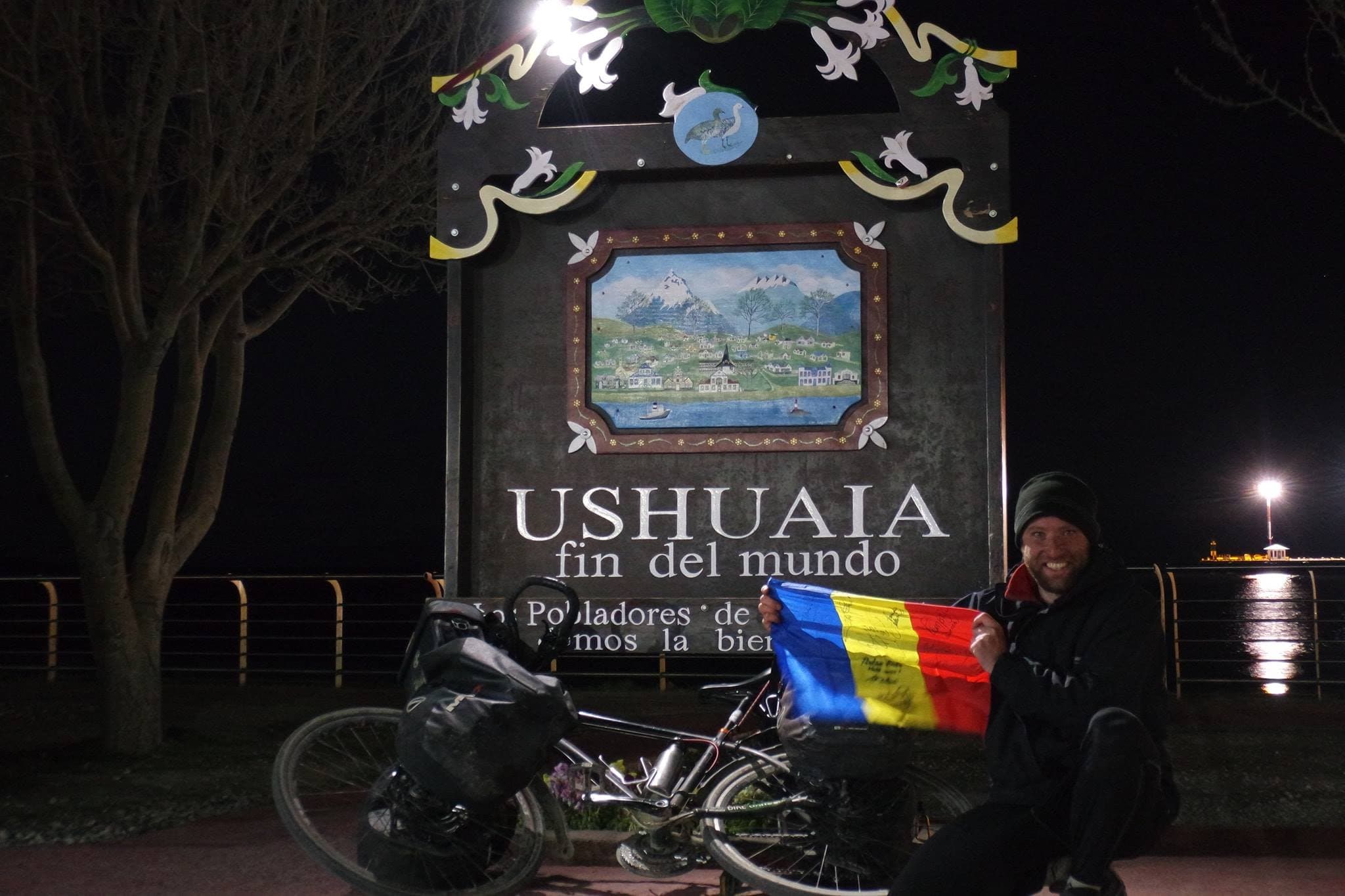 Romanian cycles the Americas, reaches ‘End of the World’