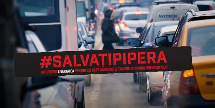 Tabloid campaigns to improve busy Bucharest business neighborhood
