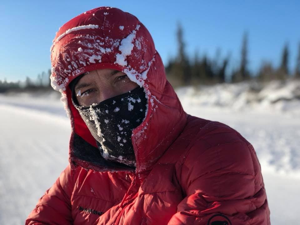 Romanian Tibi Useriu, race leader in arctic ultra-marathon