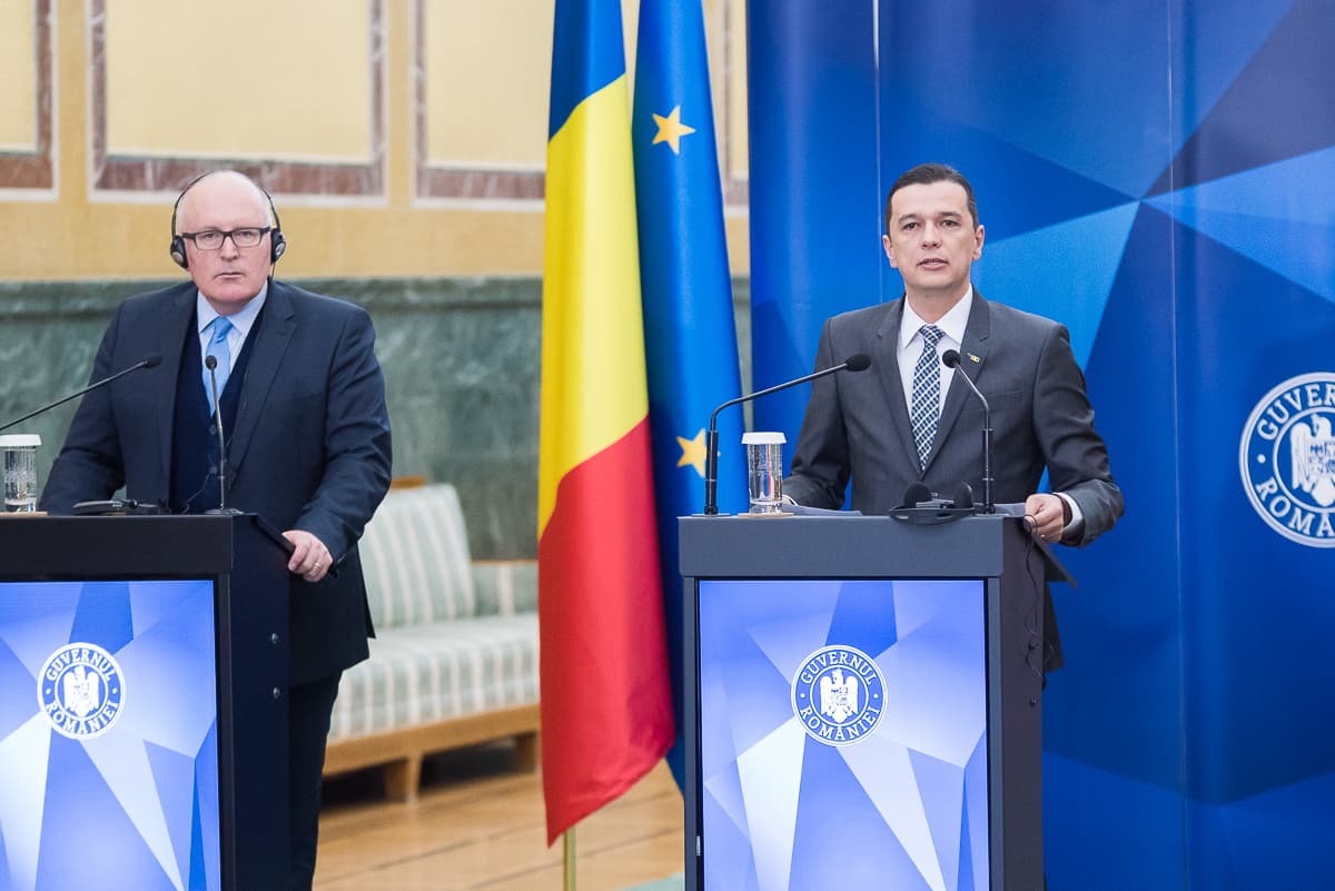 EC first VP encourages Romanian Parliament to support Government in reaching CVM objectives