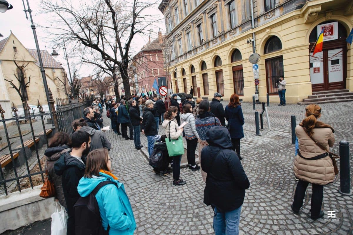 Site of silent protests in central Romania city set up for social dialogue