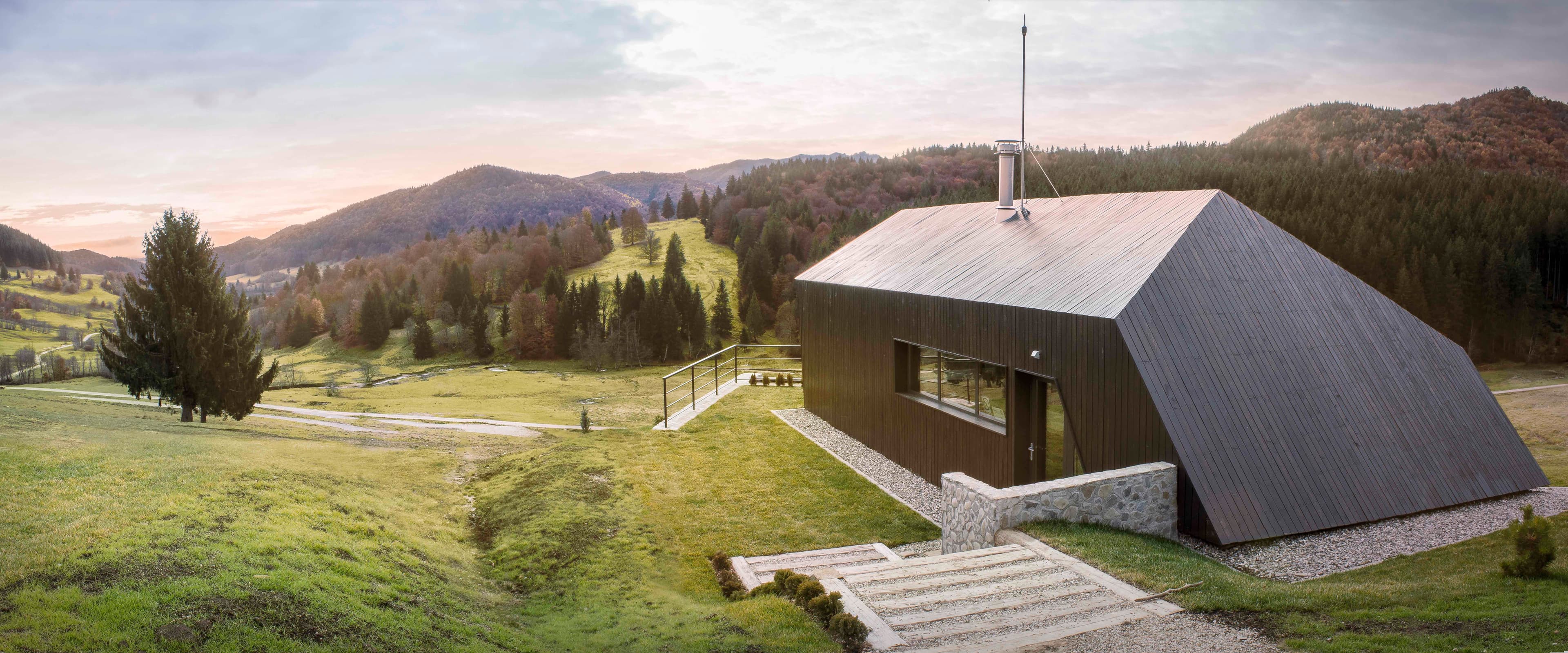 Developing holiday homes at the foothills of the mountain in Romania
