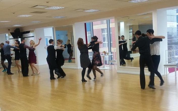 Bucharest corporate employees boost activity for Arthur Murray local dance studio