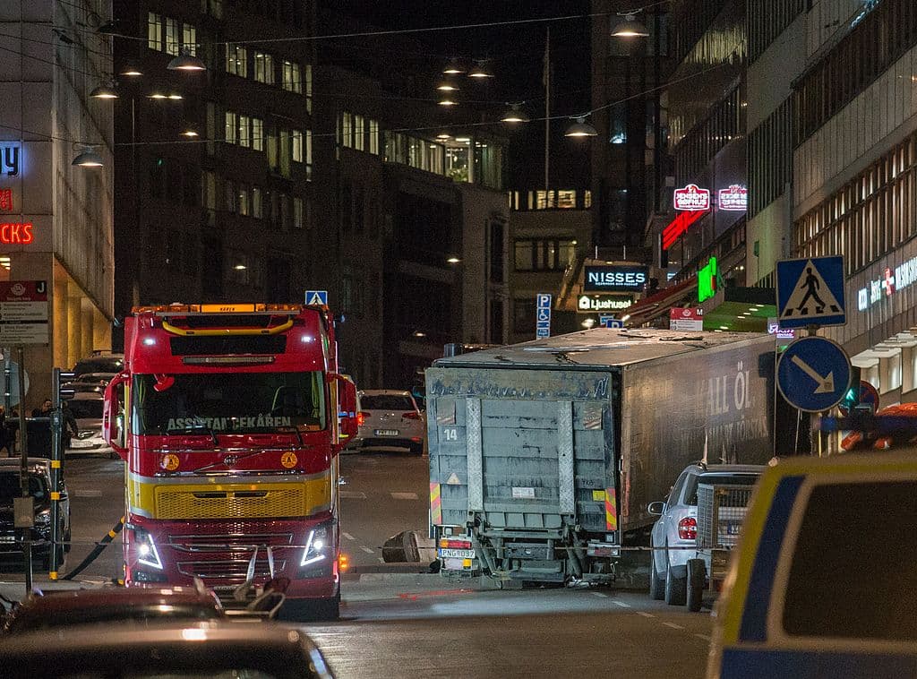 83-year-old Romanian woman injured in Stockholm truck attack