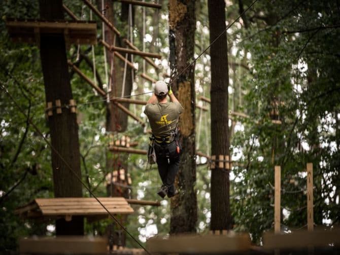 Romanian businessmen open new adventure park in their military themed leisure complex