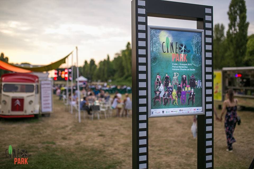 CineParK outdoor cinema reopens in Bucharest park