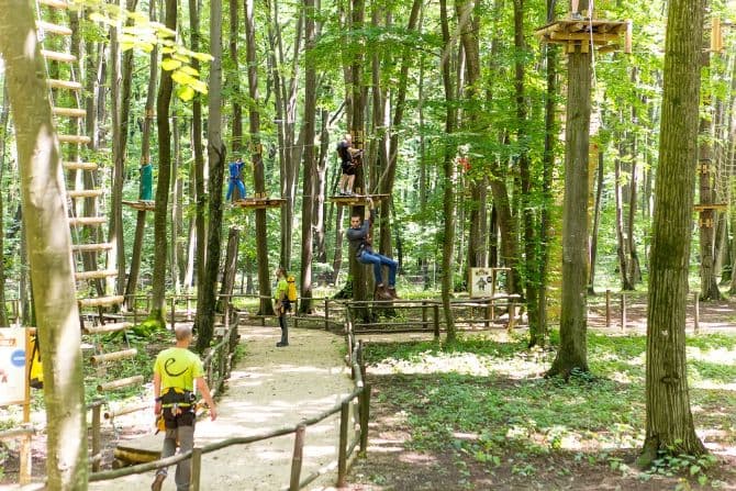 Adventure park on 20 hectares opens near Bucharest