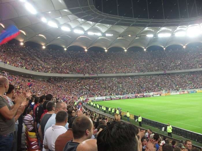 Bucharest city tales: FC Copenhagen vs Steaua Bucharest, one Danish girl among 50,000 roaring Steaua fans