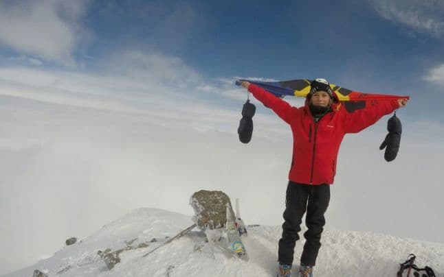 Romanian becomes the youngest alpinist in Europe to climb Mount Elbrus