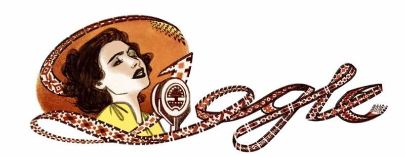 Google changes logo to celebrate famous Romanian singer Maria Tanase's centennial