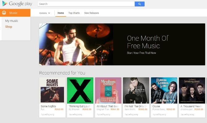 Google Play Music launches in Romania