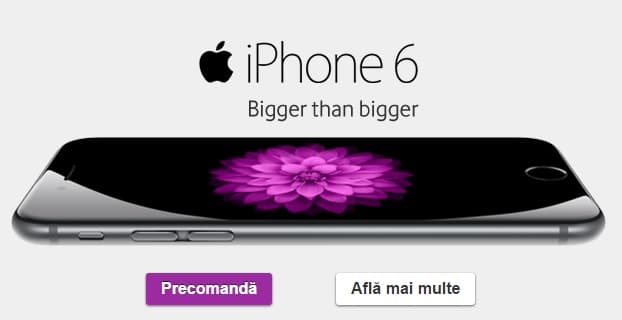How much does the iPhone 6 cost with the three largest Romanian mobile carriers