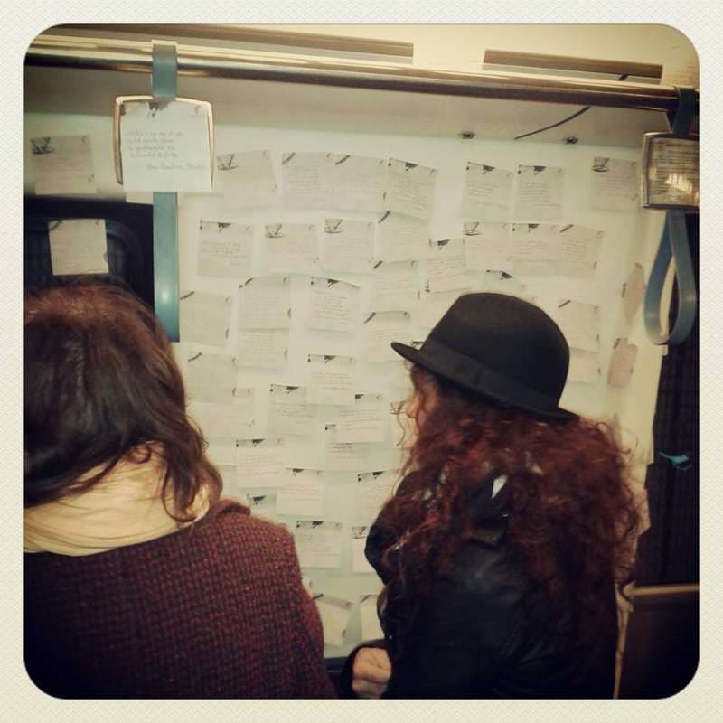 Bucharest metro commuters get daily poetry read from Julius Meinl