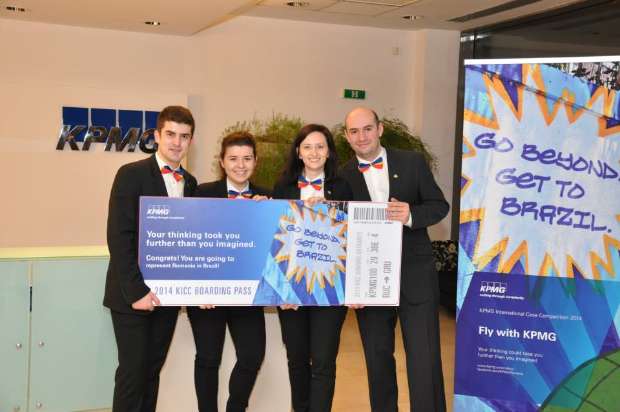 Four students to represent Romania at KPMG International Case Competition Final in Sao Paolo