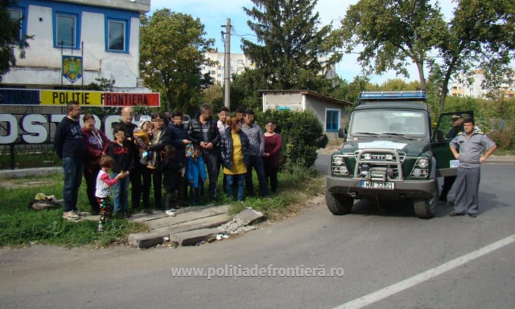 Two groups of migrants caught at Romanian borders in one day