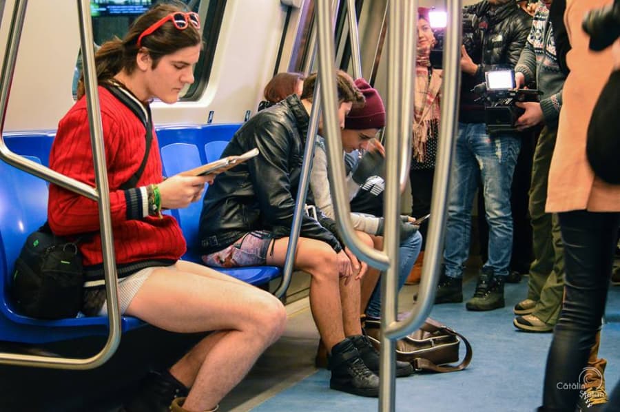 No Pants Subway Ride, not so popular in Bucharest