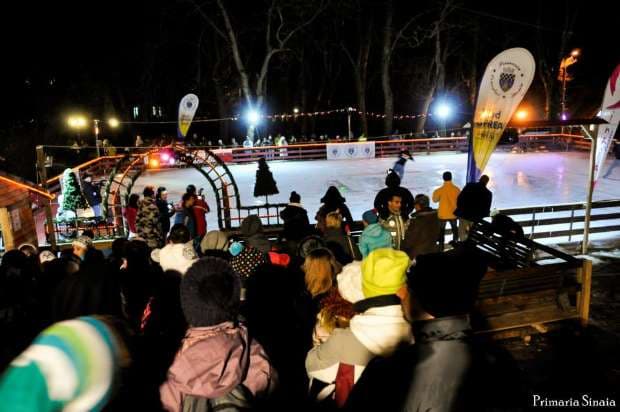 New 600 sqm skating rink opens in Romania’s mountain resort Sinaia