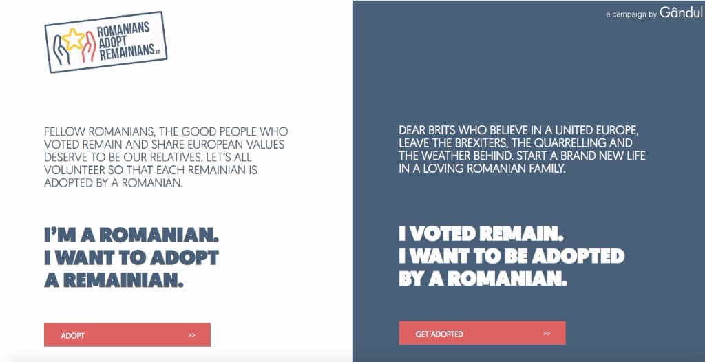 Romanian post-Brexit campaign among winners of local Internetics 2016 competition