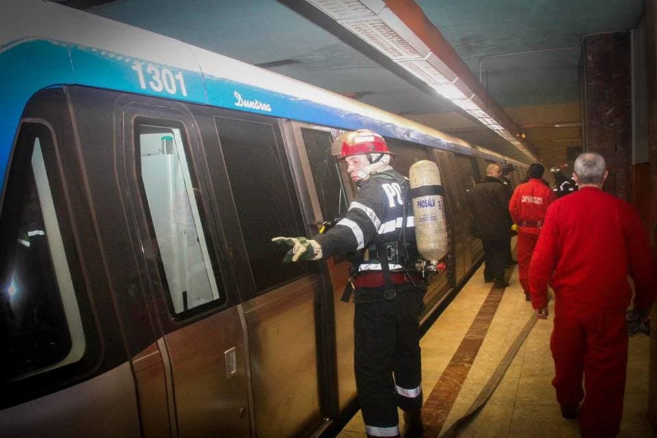 Emergency Situations Inspectorate checks Bucharest subway