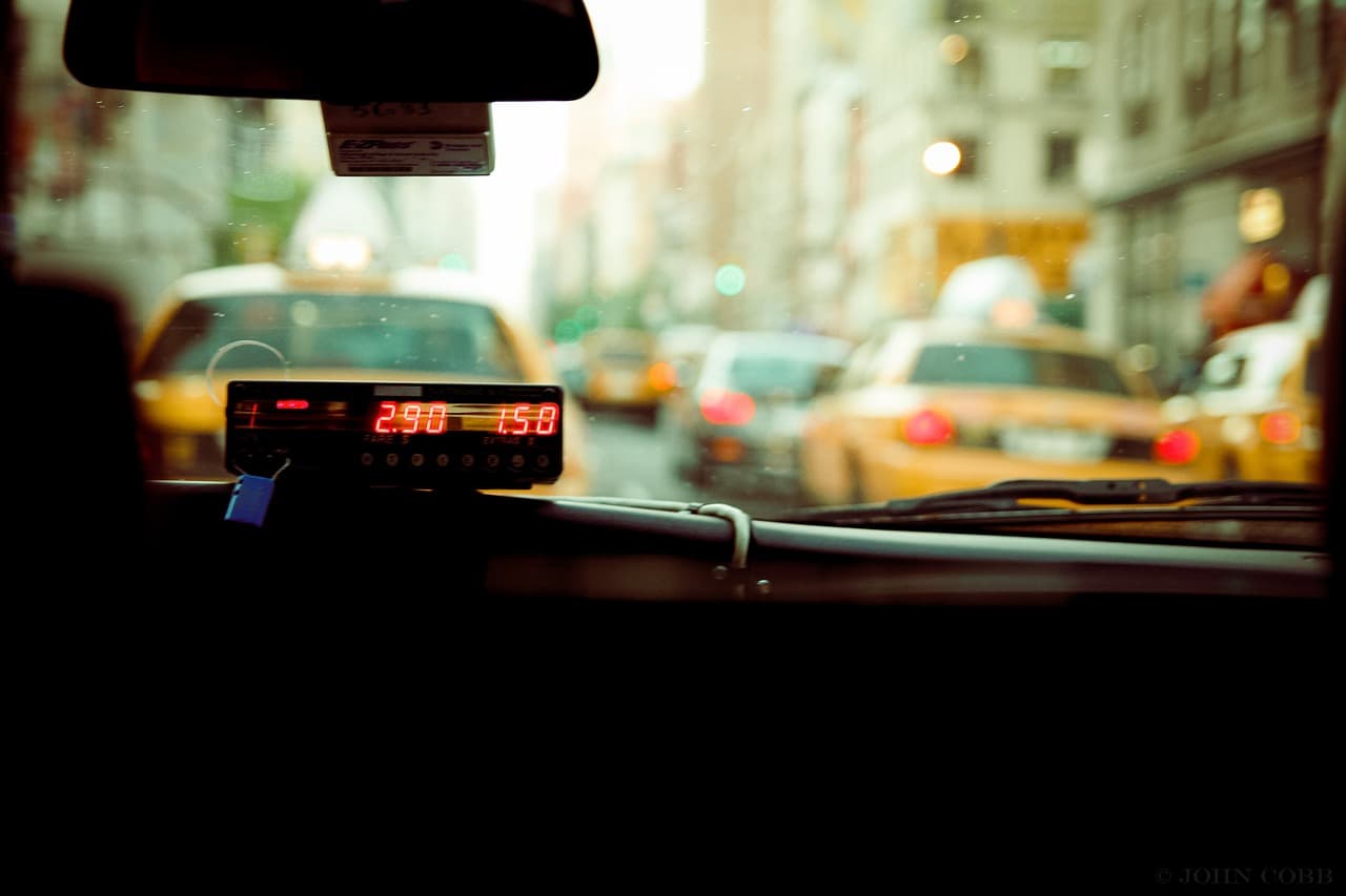 Bucharest taxi drivers protest against ridesharing services