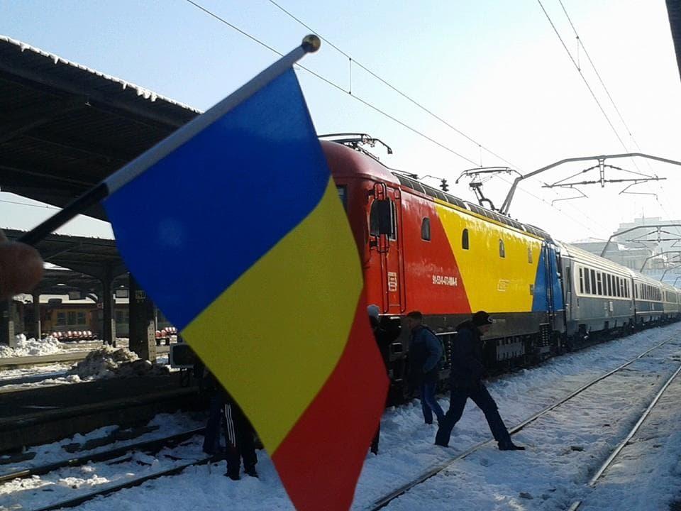 Special train links Romania's capital Bucharest to Iasi on Unification Day