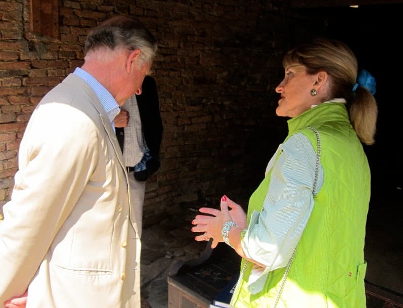 Prince Charles of Wales visits Transylvanian village Archita to see restoration works