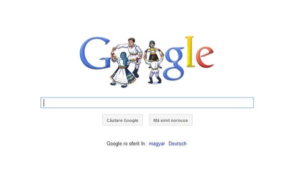 Google displays special logo to celebrate Romania's National Day