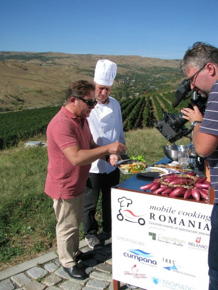 Polish TV show Robert Makowicz's Culinary Travels filmed in Romania