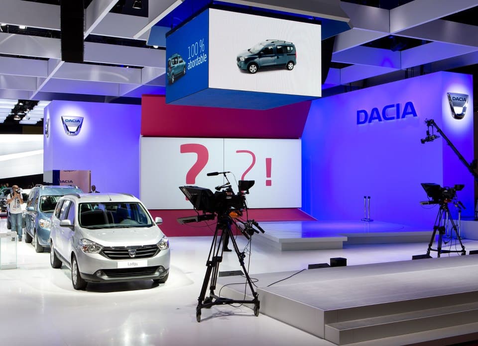Dacia Renault launches new Sandero, Logan Romanian brands at Paris Motor Show