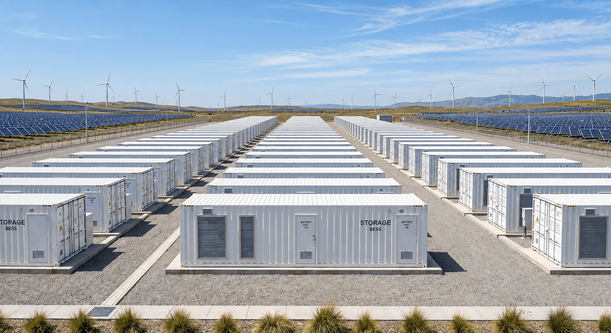 Solar and energy storage project.