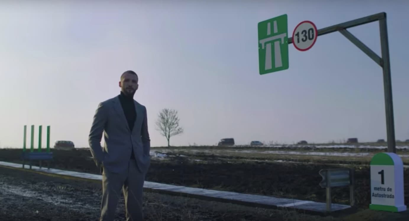 Romanian entrepreneur builds one meter of highway to protest poor infrastructure