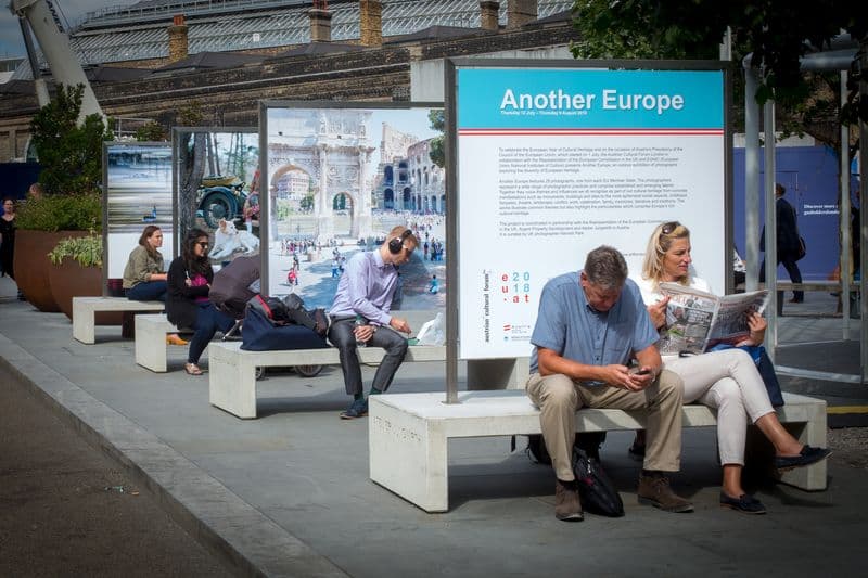 Outdoor photo exhibition in Sibiu takes visitors on a journey through EU's cultural heritage