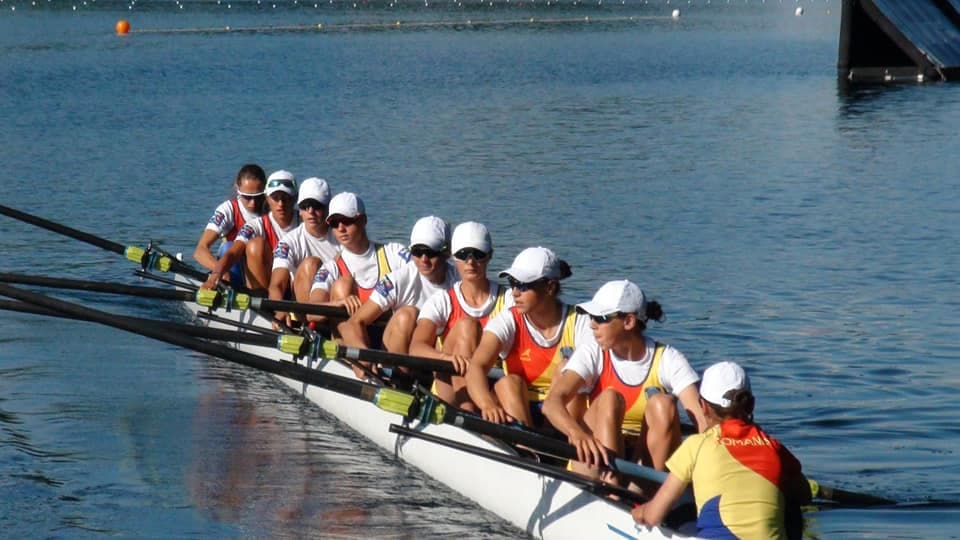 Gold for Romania’s women’s eight team at the 2019 European Rowing Championships