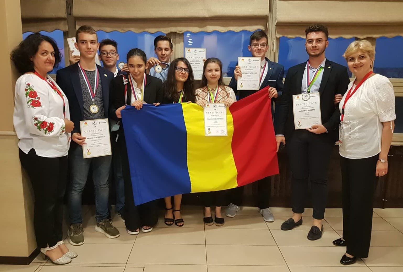 Romanian students win gold, silver medals at regional Geography Olympiad