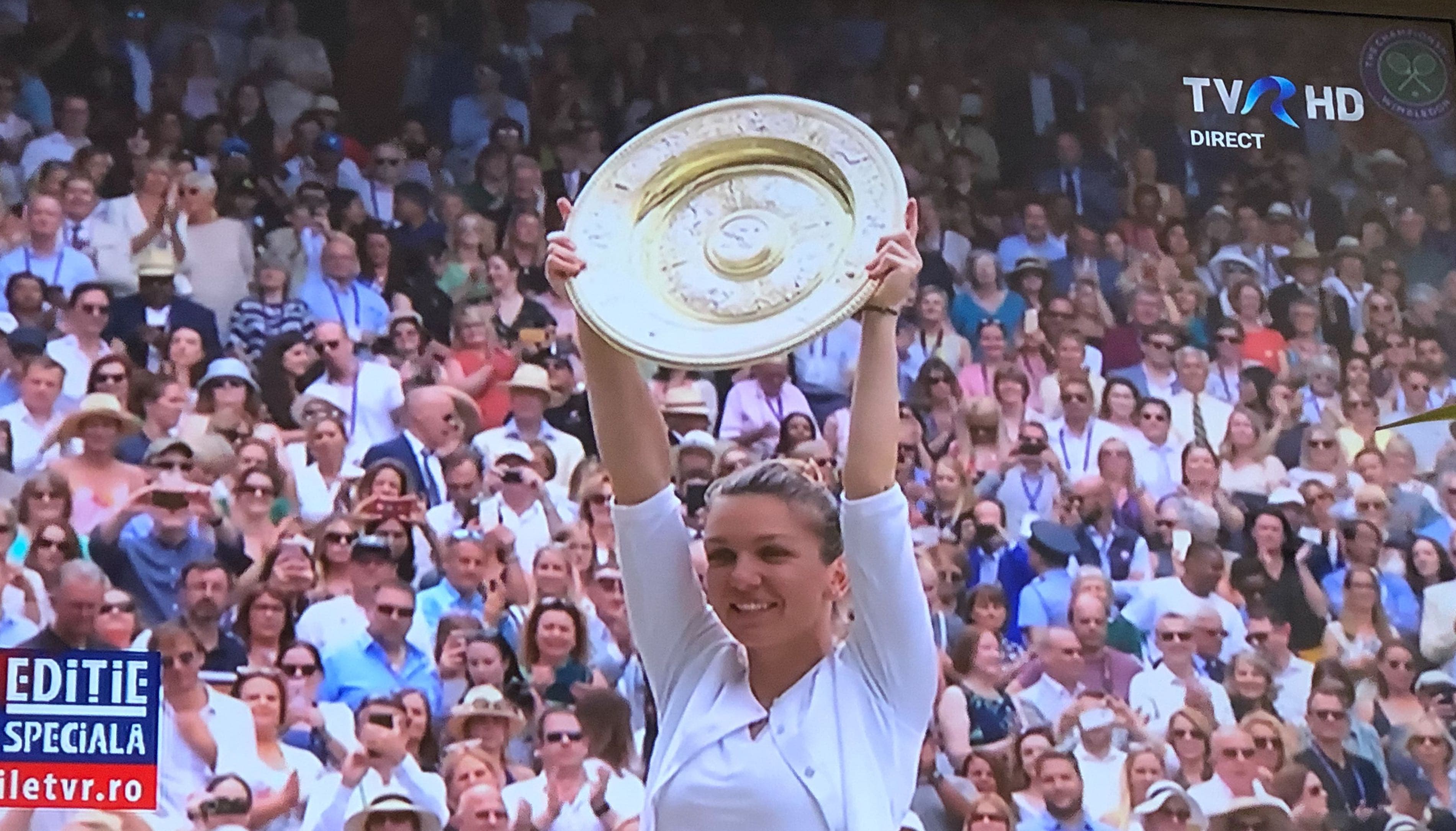 Romania's Simona Halep wins Wimbledon 2019 final