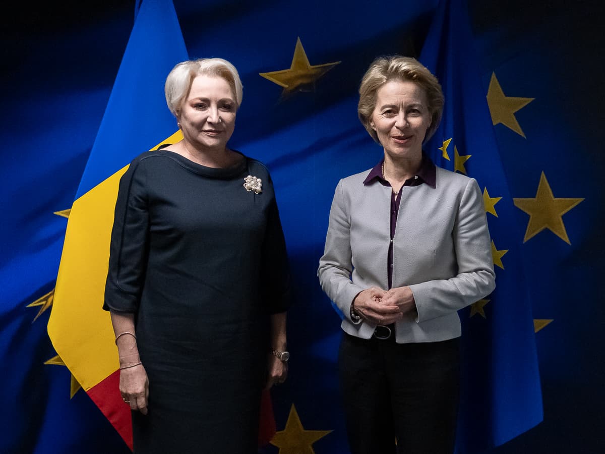 Romanian PM Dancila meets new EC president on commissioner candidate nominations