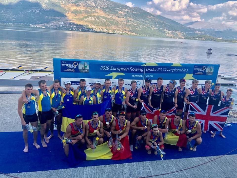 Romanian athletes win nine gold medals at 2019 European Rowing Under 23 Championships