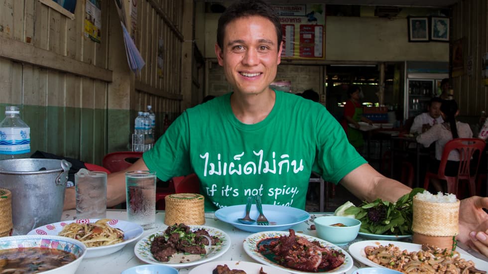 Food vlogger Mark Wiens visits Romania