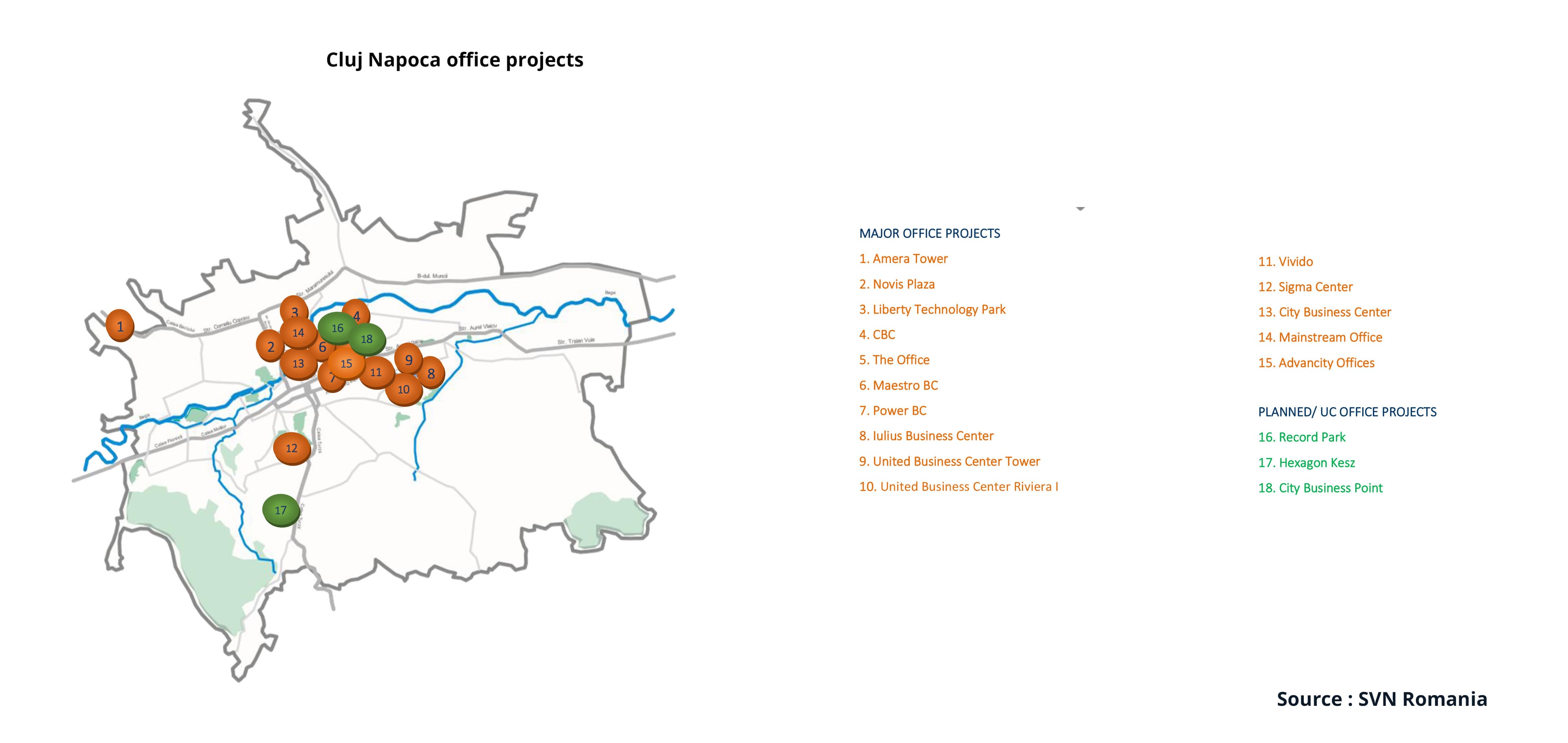 Over 20,000 sqm of new office space to be delivered each year in Romania's Cluj-Napoca