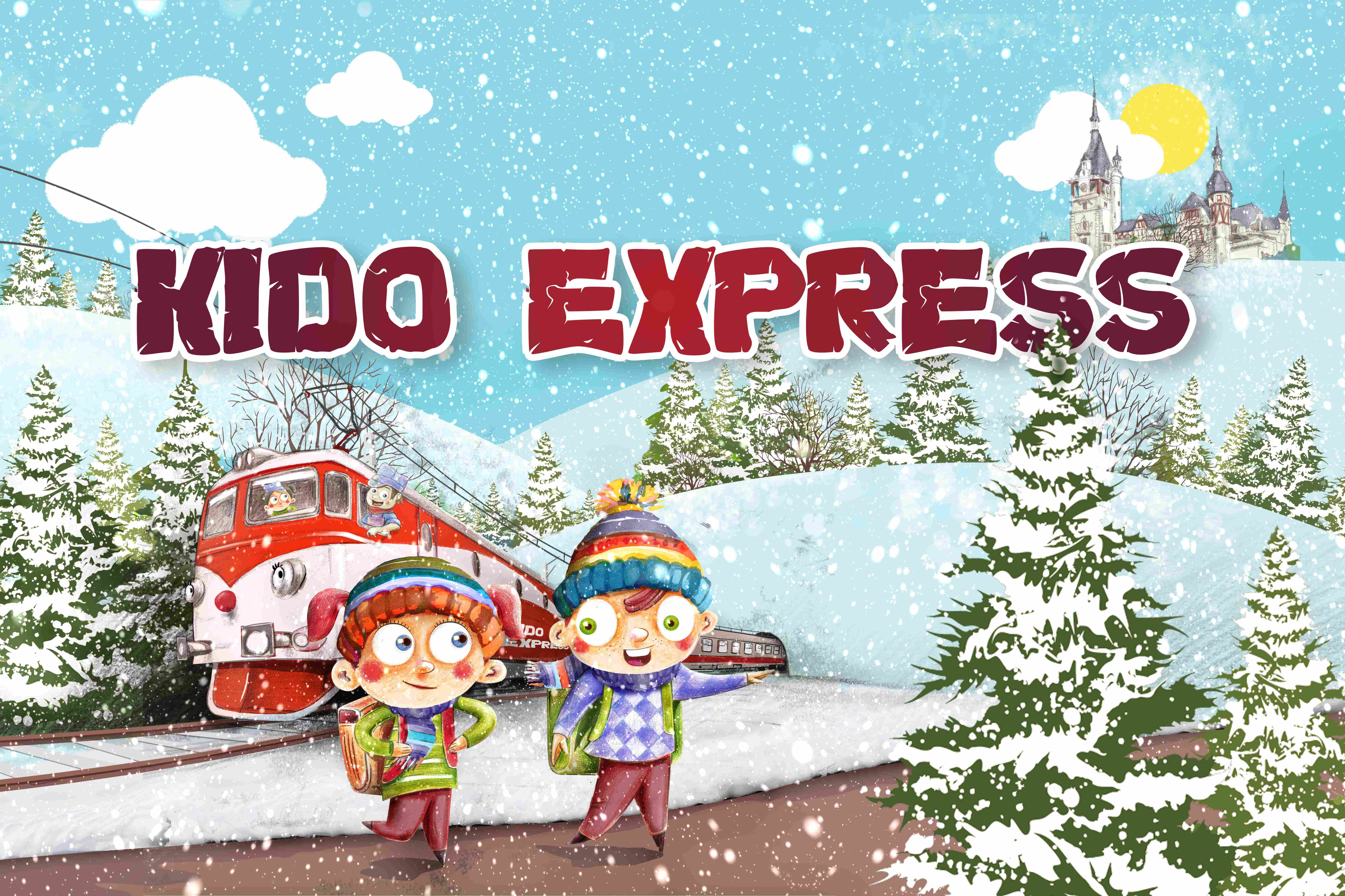 Kido Express: Train takes children to meet Santa Claus in Romanian mountain resort