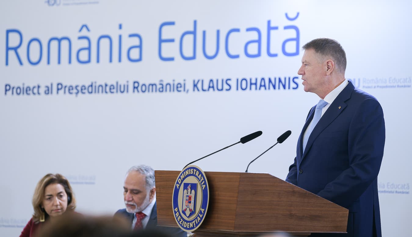 President Iohannis: Lack of quality education, a threat to Romania’s development