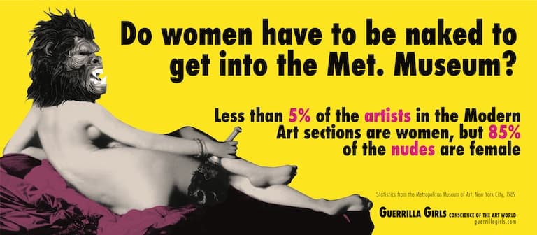 Guerrilla Girls exhibition at upcoming Art Safari event in Bucharest