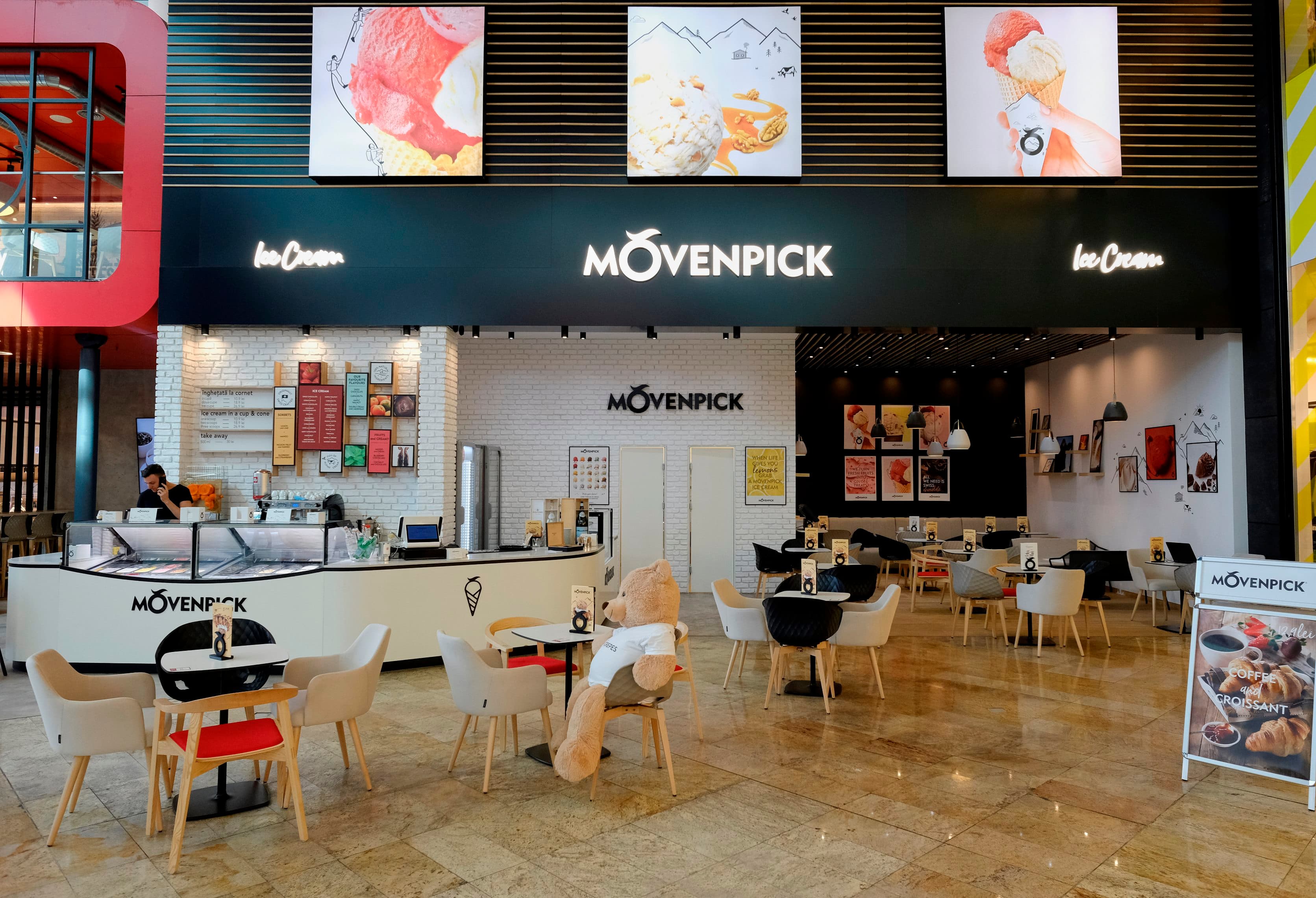 Mövenpick ice cream shop opens in Bucharest
