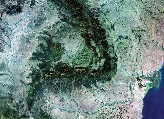 Romanian photo of the day: Romania seen from space
