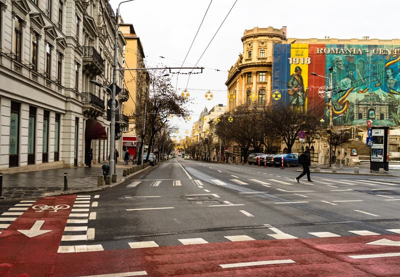 Road traffic in Bucharest drops by 36% during lockdown